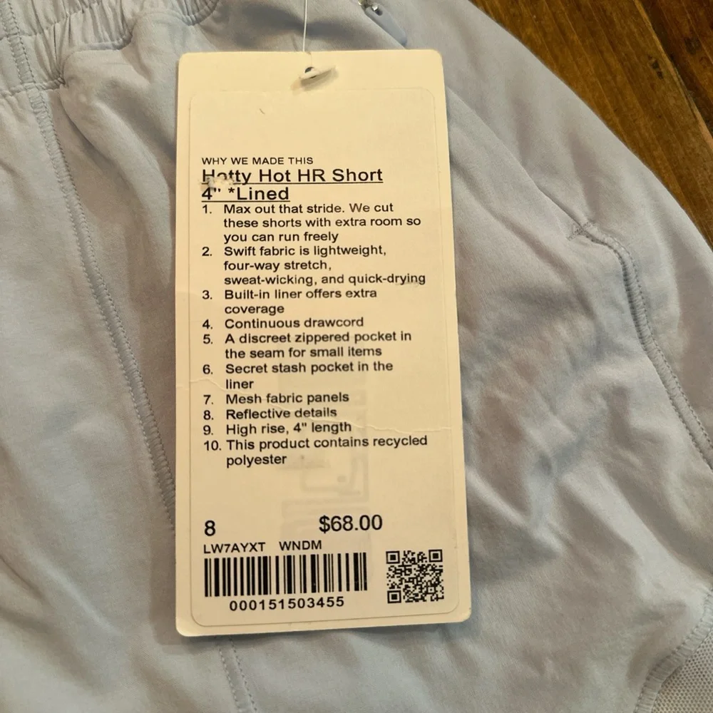 lululemon athletica Women's Athletic Shorts in Light Gray - Picture 2 of 4